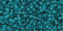 TOHO Treasure #1 Tube 2.5" : Transparent Frosted Teal