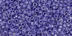 TOHO Treasure #1 Tube 2.5" : Lupine Purple-Lined Crystal