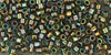 TOHO Treasure #1 Tube 2.5" : Gold-Lined Black Diamond Rainbow