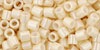 TOHO Treasure #3 Tube 2.5" : Opaque Lt Beige Luster