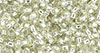TOHO Takumi LH Round 11/0 Tube 2.5" : PermaFinish - Silver-Lined Crystal