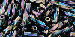 TOHO Twisted Bugle #3 : Metallic Rainbow Iris