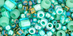 TOHO Multi-Shape/Color Mix : Take- Seafoam/Green Mix