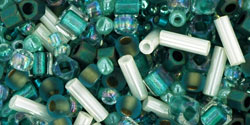 TOHO Multi-Size/Color Mix : Emerald Isles