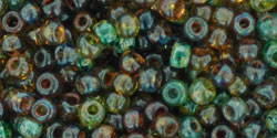 TOHO HYBRID Mix : Round 8/0 - Transparent - Picasso