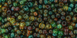 TOHO HYBRID Mix : Round 11/0 - Transparent - Picasso