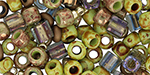 TOHO Multi-Shape/Color Mix Tube 2.5" : Forest Treasures Mix Assortment