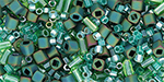 TOHO Multi-Shape/Color Mix Tube 2.5" : Ocean Magic