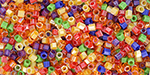 TOHO Multi-Shape/Color Mix Tube 2.5" : Rainbow Mix