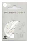 Tulip - Stitch Markers (7 pcs) : Tulip - White (Pin)