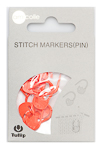 Tulip - Stitch Markers (7 pcs) : Tulip - Orange (Pin)