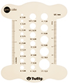 Tulip - Knitting Needle Gauge : White