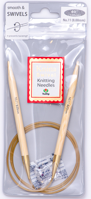 Tulip - 100cm Knina Circular Knitting Needles (1 pc) : Size 11 (8.00mm)