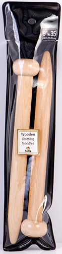 Tulip - 9" (23cm) Wooden Knitting Needles (2 pcs) : 20mm