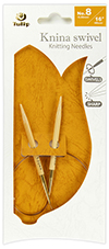 Tulip - Knina Swivel Knitting Needles 16"-40cm No.8 5.00mm