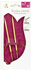 Tulip - Knina Swivel Knitting Needles 32"-80cm No.7 4.50mm