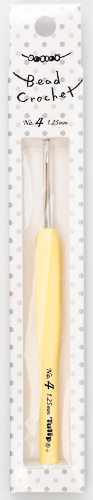 Tulip - Sucre Bead Crochet Hook w/Cushion Grip : Size 4 (1.25mm)