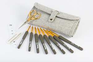 Wholesale Tulip - Etimo Crochet Hook Set (13 pcs) : Premium Gold > Tulip