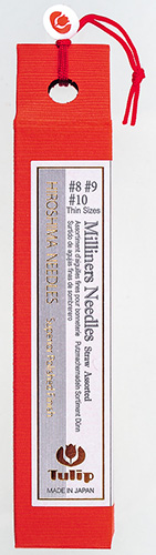 Tulip - Milliners Needles Straw (6 pcs) : Assorted Thin Sizes