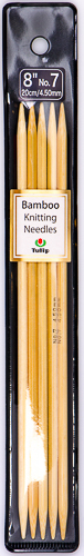 Tulip - 8" (20cm) Bamboo Knitting Needles (5 pcs) : Size 7 (4.50mm)