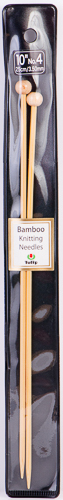 Tulip - 10" (25cm) Bamboo Knitting Needles (5 pcs) : Size 4 (3.50mm)