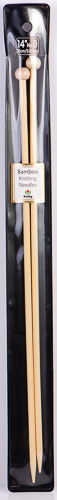 Tulip - 14" (35cm) Bamboo Knitting Needles (5 pcs) : Size 9 (5.50mm)