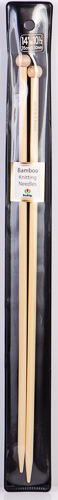 Tulip - 14" (35cm) Bamboo Knitting Needles (2 pcs) : Size 10 1/2 (6.50mm)