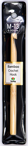 Tulip - 6" Bamboo Crochet Hook : Size M-13 (9.00mm)