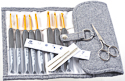 Tulip - Etimo Crochet Hook Set (13 pcs) : Royal Silver