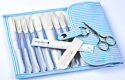 Tulip - Etimo Steel Crochet Hook Set (13 pcs) : Royal Silver