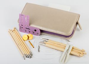 Tulip - CarryT Interchangeable Bamboo Tunisian Crochet Hook Set (19 pcs)