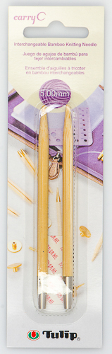 Tulip - CarryC Interchangeable Bamboo Knitting Needles (2 pcs) : Size 8 (5.00mm)