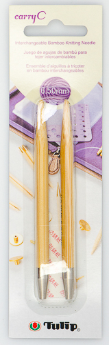 Tulip 14 (35cm) Bamboo Knitting Needles (2 Pcs) : Size 8 (5.00mm) 