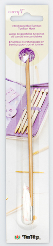 Tulip - CarryT Interchangeable Bamboo Tunisian Crochet Hook : Size E-4 (3.50mm)