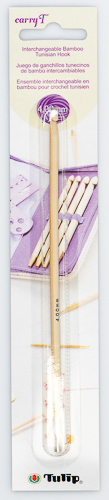 Tulip - CarryT Interchangeable Bamboo Tunisian Crochet Hook : Size G-6 (4.00mm)