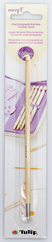 Tulip - CarryT Interchangeable Bamboo Tunisian Crochet Hook : Size 7 (4.50mm)