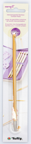 Tulip - CarryT Interchangeable Bamboo Tunisian Crochet Hook : Size I-9 (5.50mm)