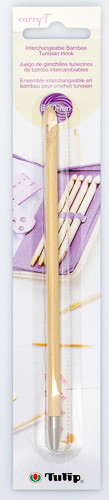 Tulip - CarryT Interchangeable Bamboo Tunisian Crochet Hook : Size J-10 (6.00mm)
