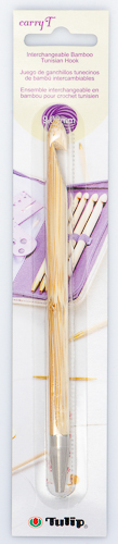 Tulip - CarryT Interchangeable Bamboo Tunisian Crochet Hook : Size M-13 (9.00mm)