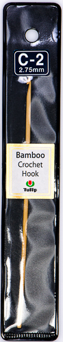 Tulip - 6" (15cm) Bamboo Crochet Hook : C-2 (2.75mm)