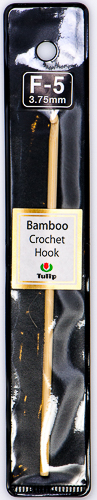 Tulip - 6" (15cm) Bamboo Crochet Hook : F-5 (3.75mm)