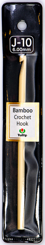 Tulip - 6" (15cm) Bamboo Crochet Hook : J-10 (6.00mm)