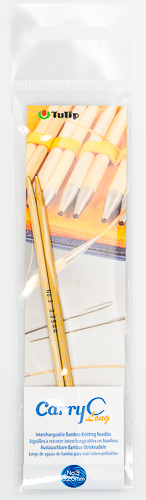 Tulip - CarryC Long Interchangeable Bamboo Knitting Needles (2 pcs) : Size 3 (3.25mm)