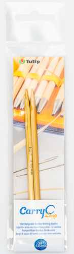 Tulip - CarryC Long Interchangeable Bamboo Knitting Needles (2 pcs) : Size 7 (4.50mm)