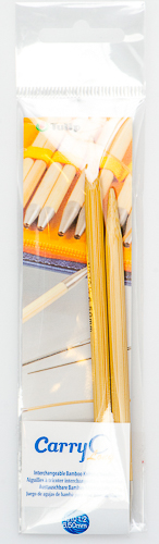 Tulip - CarryC Long Interchangeable Bamboo Knitting Needles (2 pcs) : Size 10 1/2 (6.50mm)