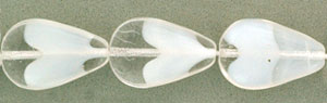 Drops 7/11mm : Crystal/White .25