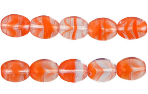 Flat Ovals 8/6mm - HurriCane - Hyacinth/Sapphire .25M