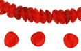 Wave Beads 12/8mm : Siam Ruby .25m