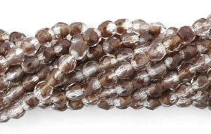 3mm Fire Polished - HurriCane - Crystal Chestnut