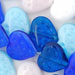 Hearts with Indented Stars 14 x 12mm: Bliss Mix (.125M)